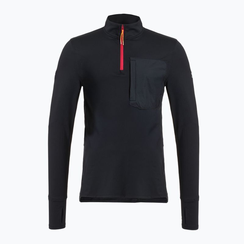 Felpa da corsa Under Armour Trail Run Quarter Zip nero/riflettente da uomo