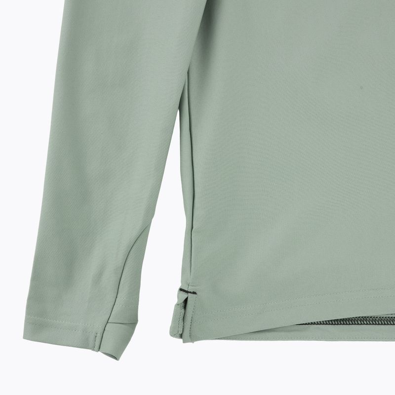 Felpa da calcio Under Armour da uomo Challenger Pro 1/4 Zip verde silice / nero / giallo sonico 7