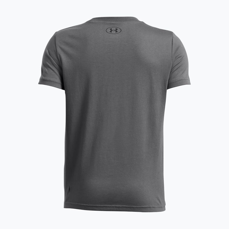 Maglietta per bambini Under Armour Sportstyle Left Chest pitch gray/black 2