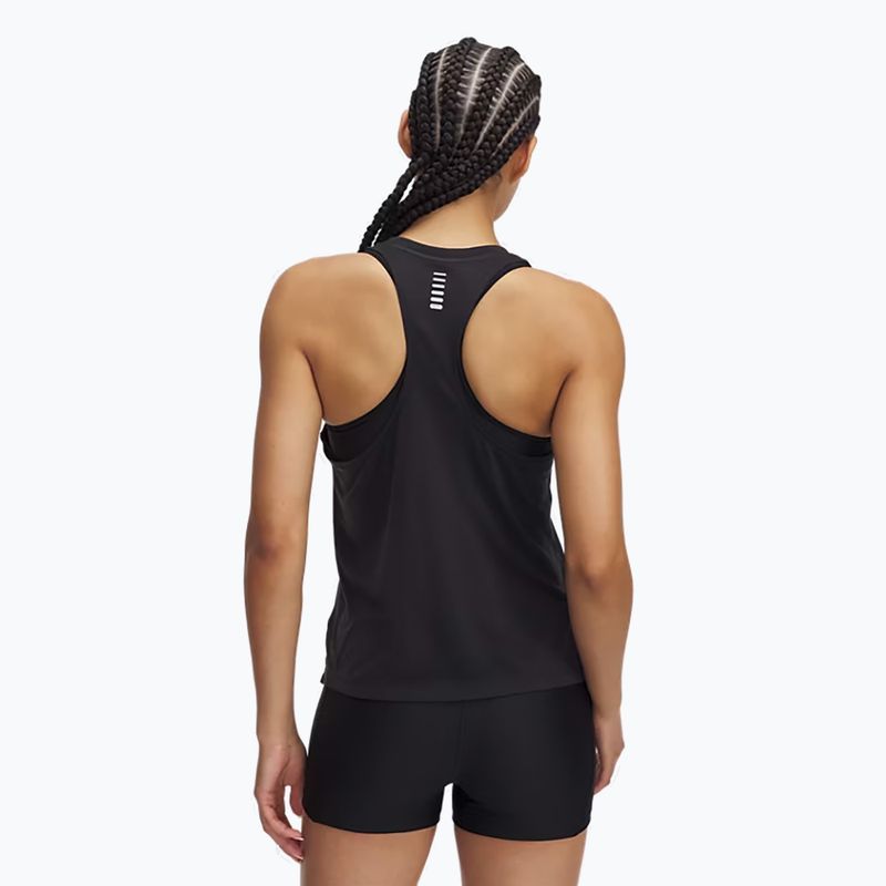 Under Armour Launch Camo Singlet nero/riflettente canotta da corsa da donna 2