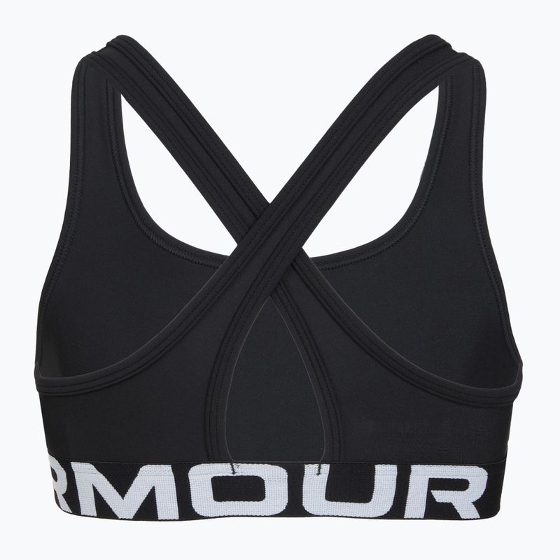 Reggiseno sportivo per bambine Under Armour Crossback black 2