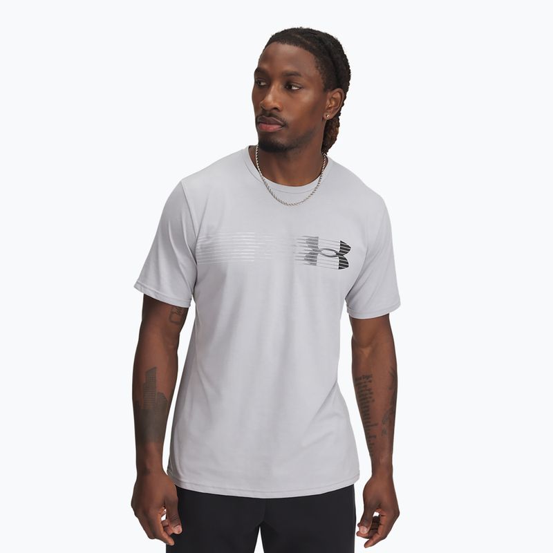 Maglietta Under Armour LC Fly In Logo mod grigio/nero da uomo