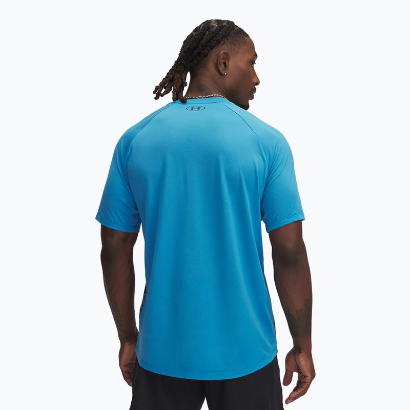 Maglietta da allenamento Under Armour Tech Fade da uomo blu etere/marino notte/marino notte 2