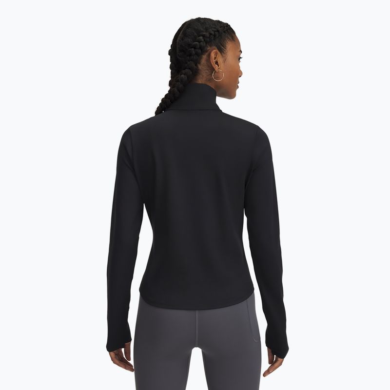 Under Armour Motion 1/2 Zip nero/bianco a manica lunga da donna 2