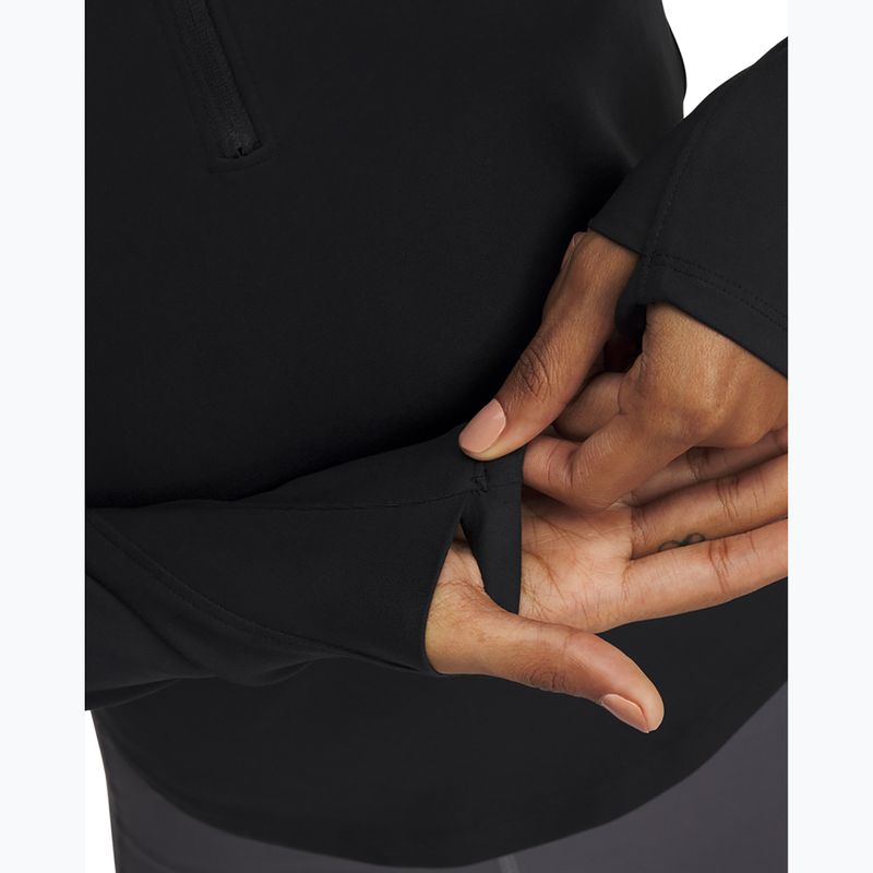 Under Armour Motion 1/2 Zip nero/bianco a manica lunga da donna 3