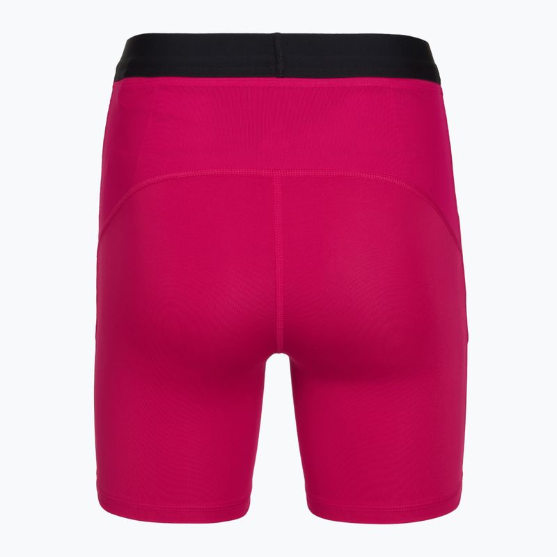 Pantaloncini da donna Under Armour Trail Run Fitted shaded fuchsia/black 2