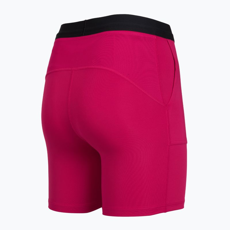 Pantaloncini da donna Under Armour Trail Run Fitted shaded fuchsia/black 3