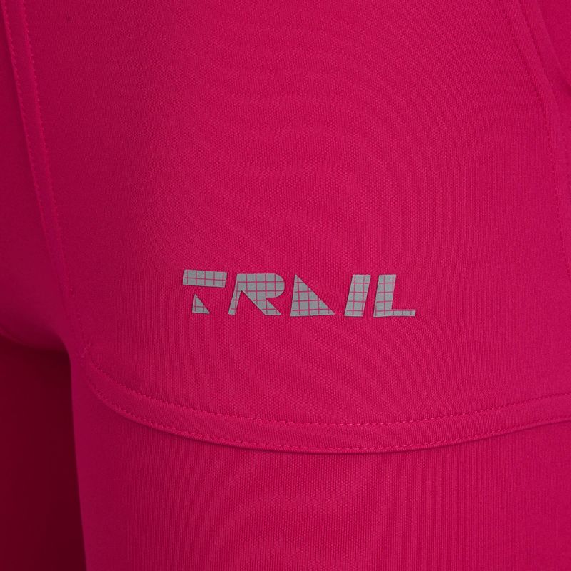 Pantaloncini da donna Under Armour Trail Run Fitted shaded fuchsia/black 4