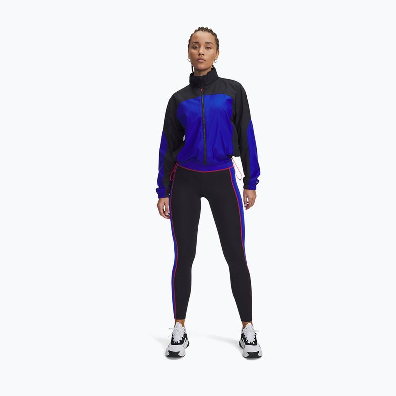 Felpa donna Under Armour Project Rock Woven Top black 2