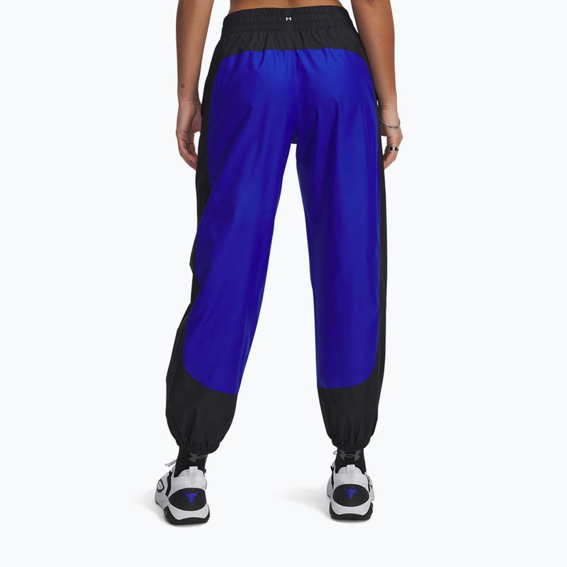 Pantaloni da allenamento da donna Under Armour Project Rock Woven Bottom black 3