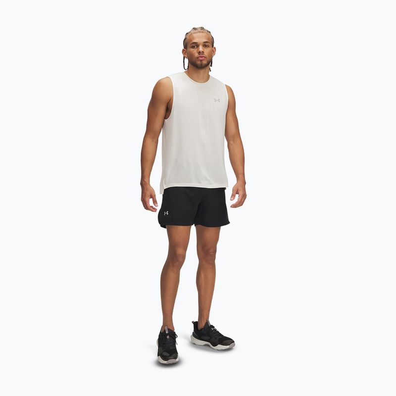 Pantaloncini da corsa Under Armour Trail Run Launch neri / riflettenti da uomo 2
