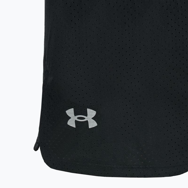 Pantaloncini da corsa Under Armour Trail Run Launch neri / riflettenti da uomo 6