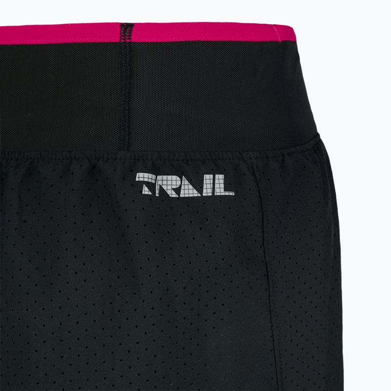Pantaloncini da corsa Under Armour Trail Run Launch neri / riflettenti da uomo 7