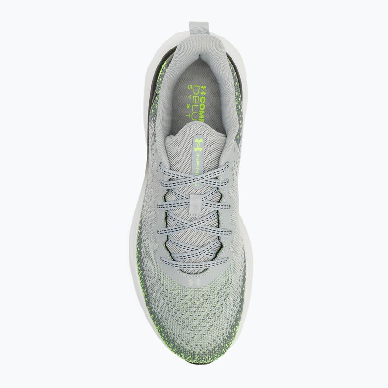 Under Armour Infinite mod scarpe da corsa da uomo grigio/iper verde/nero 5