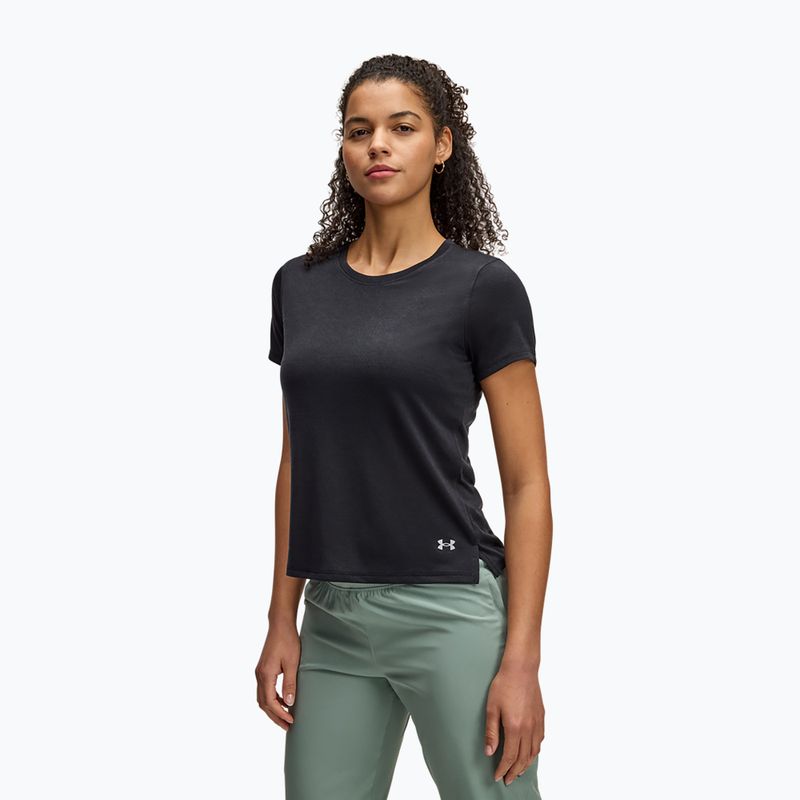 Maglietta da running Under Armour UA Launch Camo nera/riflettente da donna