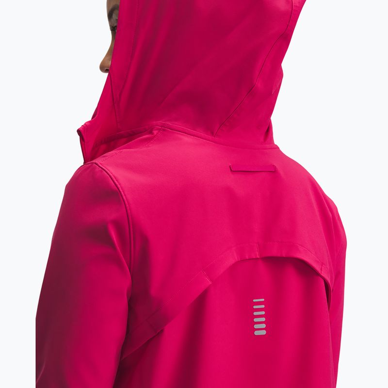 Giacca da running Under Armour Outrun The Storm donna fucsia sfumato/riflettente 3