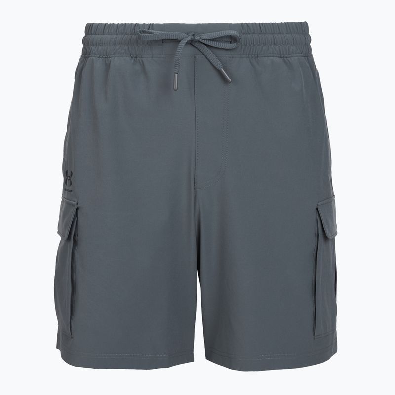 Pantaloncini da allenamento uomo Under Armour Vibe Woven Cargo castlerock/black 3