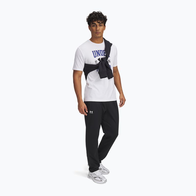 Pantaloni da uomo Under Armour Sportstyle Brawler Pant black/white 2