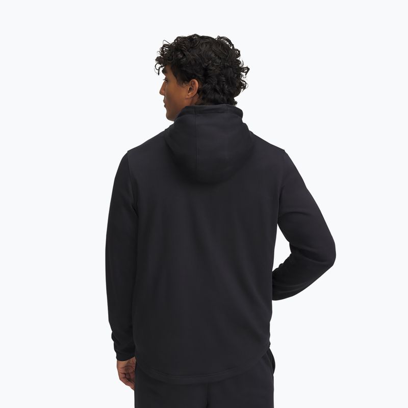 Felpa Under Armour Rival Terry Logo uomo nero/castano/bianco 2
