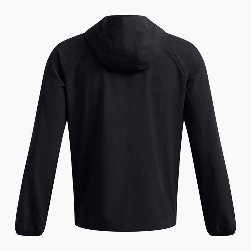 Giacca da allenamento Under Armour Vibe Woven nero/bianco 4