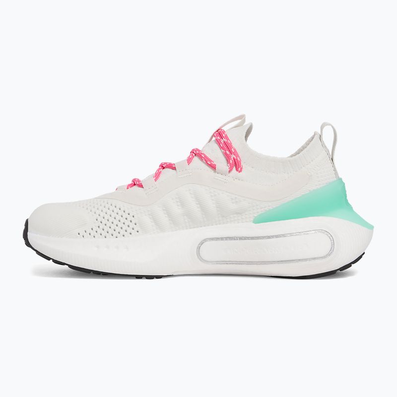 Under Armour Phantom 4 scarpe da donna Bianco quarzo/verde metano/super rosa 2