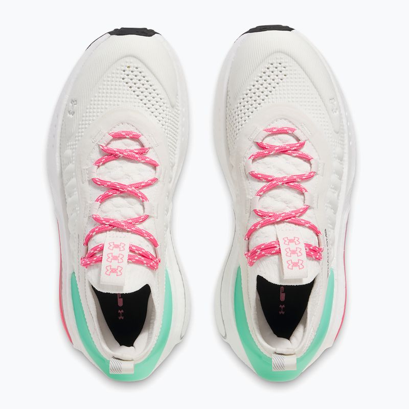 Under Armour Phantom 4 scarpe da donna Bianco quarzo/verde metano/super rosa 4