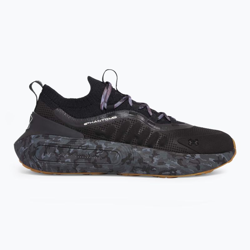 Scarpe da uomo Under Armour Phantom 4 Camo nero/acciaio/ultimo nero 8