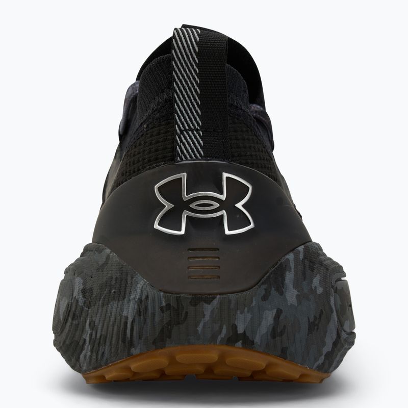 Scarpe da uomo Under Armour Phantom 4 Camo nero/acciaio/ultimo nero 6