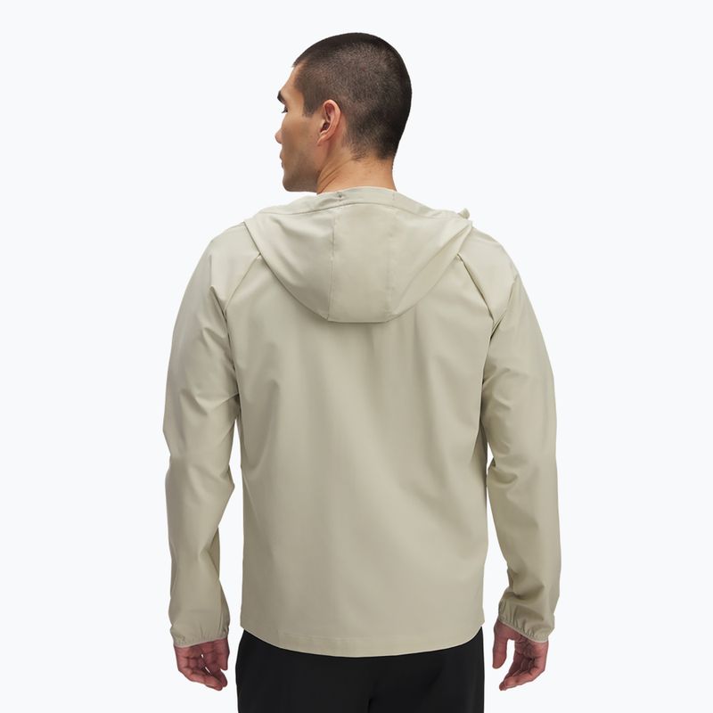 Giacca da allenamento Under Armour Vibe Woven cachi base/nero 2