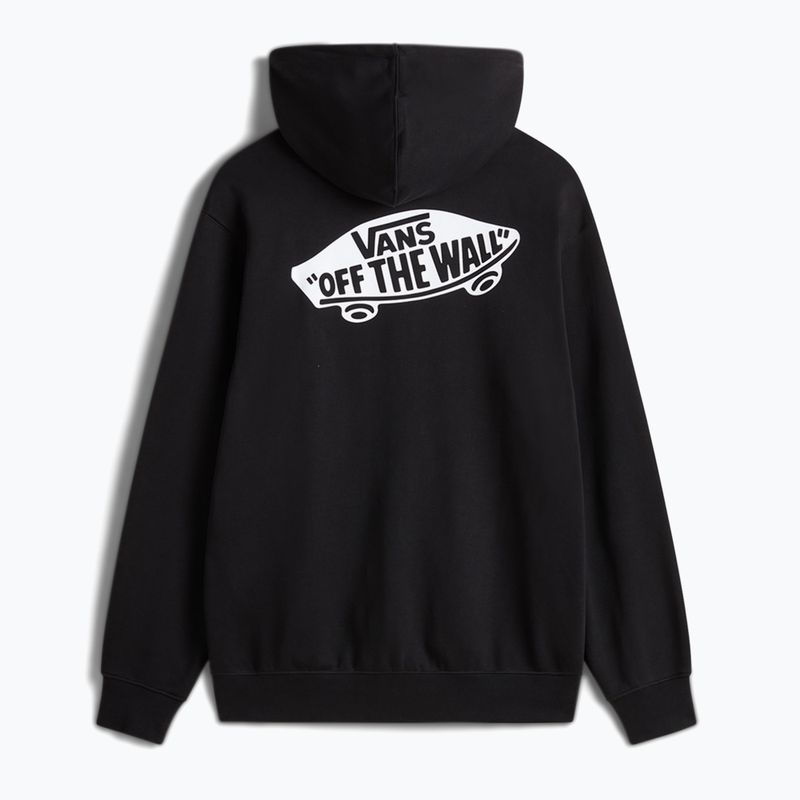 Felpa Vans Style 76 II Loose Ft Full Zip Po uomo nero/bianco 2