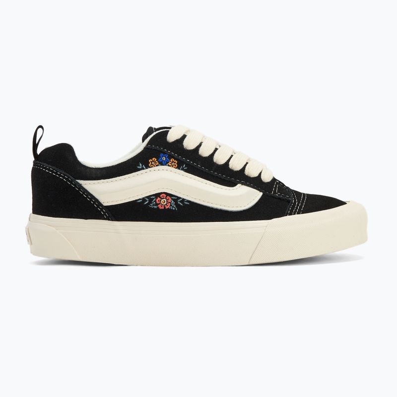 Scarpe Vans Knu Skool nere a fiori 2
