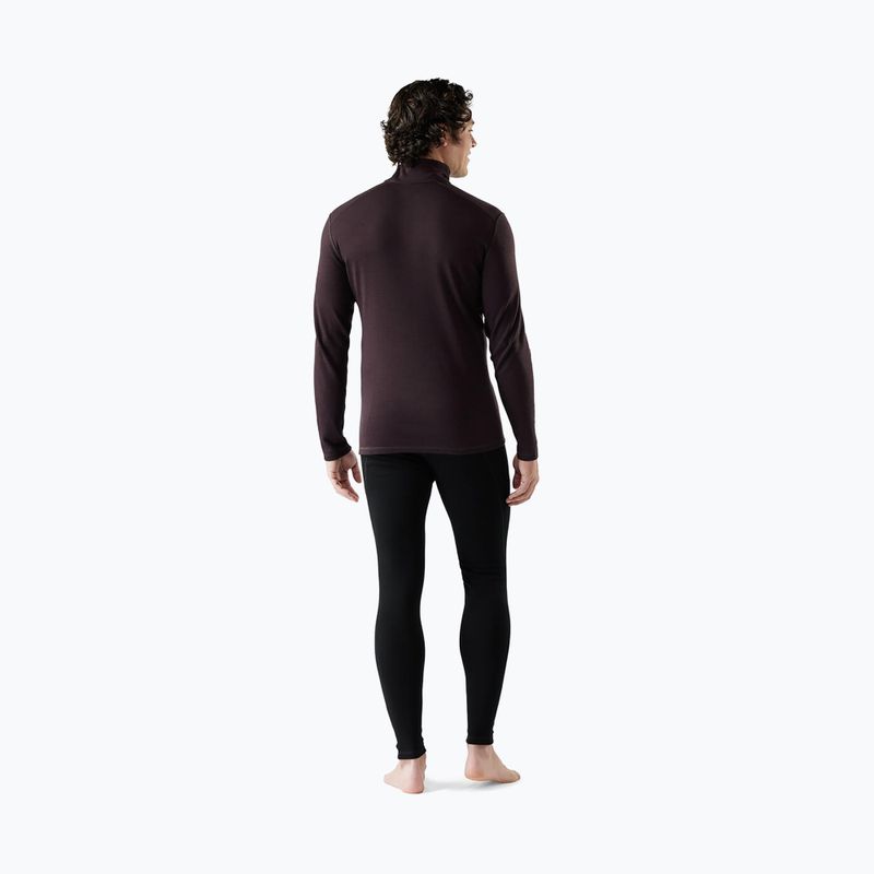 Felpa termica uomo Smartwool Classic Thermal Merino Base Layer 1/4 Zip Boxed mink heather 2