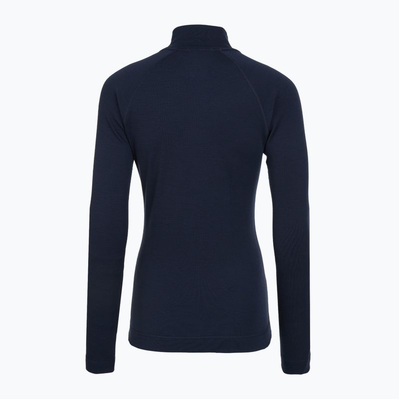 Felpa termica donna Smartwool Classic Thermal Merino Base Layer 1/4 Zip Boxed deep navy 2