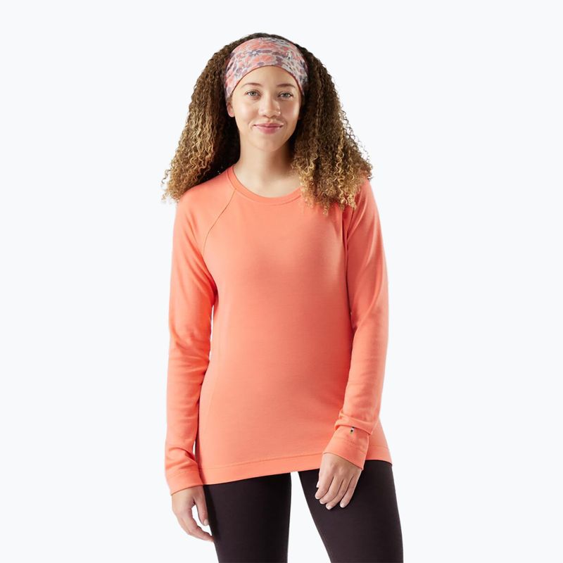 Maglia termica da donna Smartwool Merino 250 Baselayer Crew Boxed coral reef