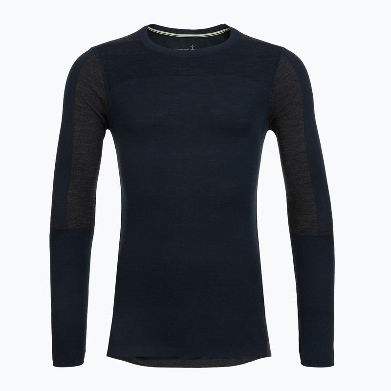 Maglia termica da uomo Smartwool Intraknit Thermal Merino Baselayer Colorblock Crew deep navy/charcoal