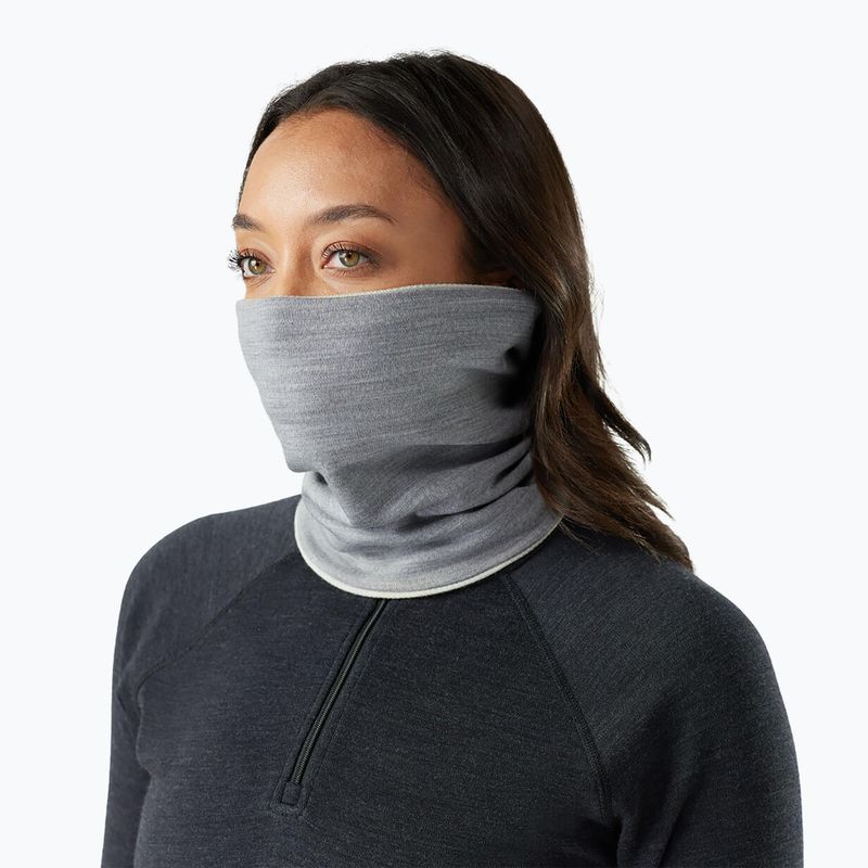 Komin Smartwool Thermal Merino Reversibile colore grigio chiaro shift 3