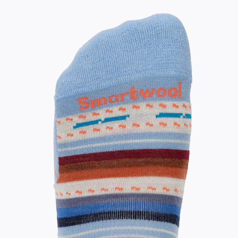 Calzini da donna Smartwool Everyday Margarita Crew serene blue 3