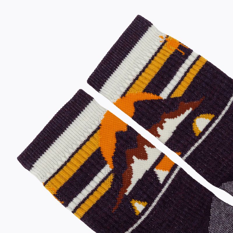 Calzini da donna Smartwool Hike Light Cushion New Pattern Crew prple ris 4