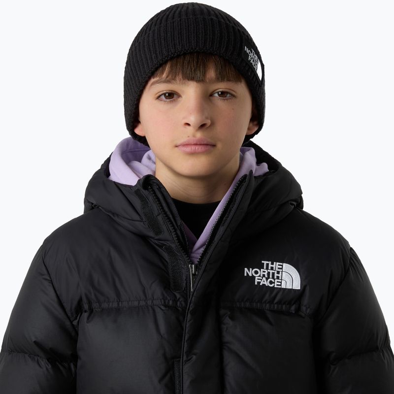 Cappello invernale per bambini con polsino a scatola con logo The North Face 3