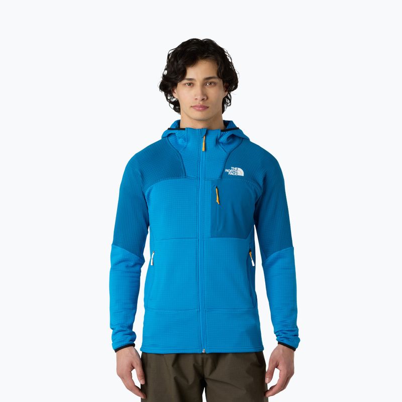 Felpa uomo The North Face Stormgap Powergrid skyline blue/adriatic