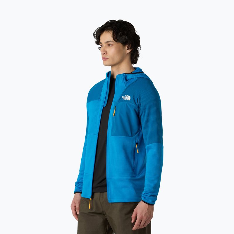 Felpa uomo The North Face Stormgap Powergrid skyline blue/adriatic 4
