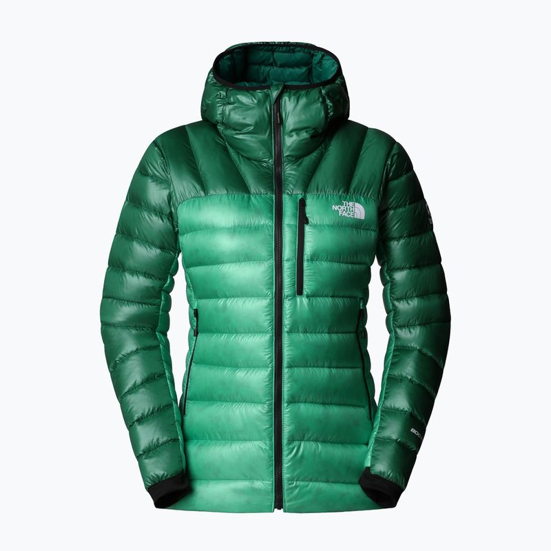 Piumino da donna The North Face Summit Breithorn Hoodie nebula green/evergreen 5