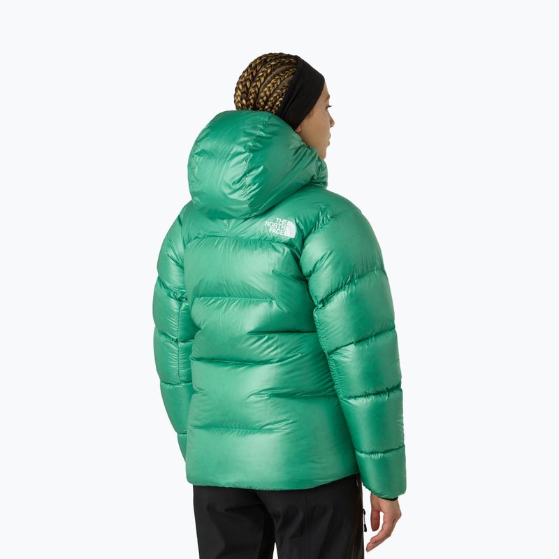 Giacca imbottita da donna The North Face Summit Pumori Down Parka nebula green 3