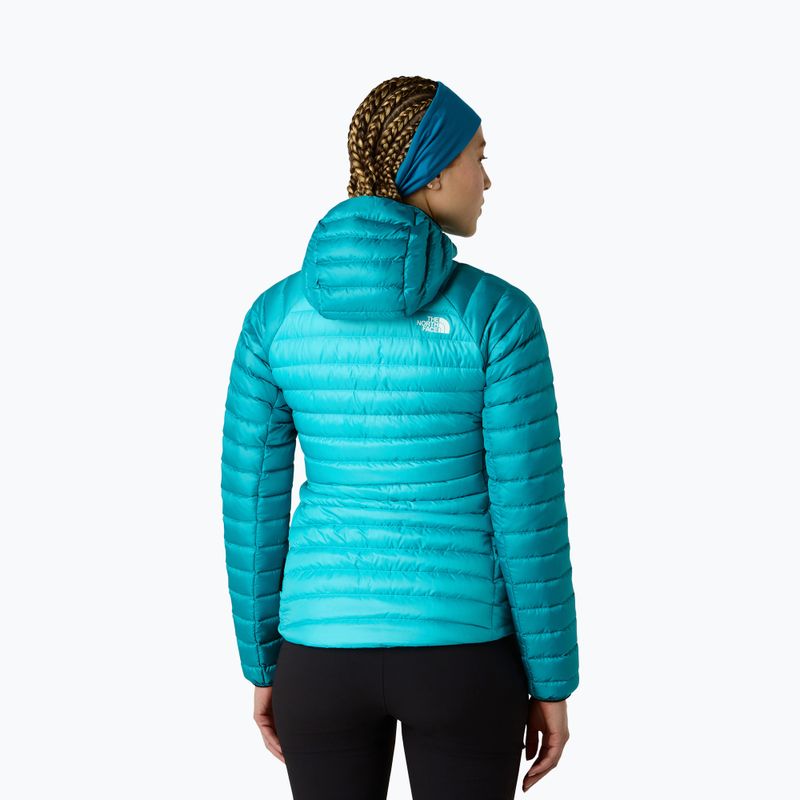 Piumino donna The North Face Bettaforca Light Down Hooded galactic blue/deep teal 3