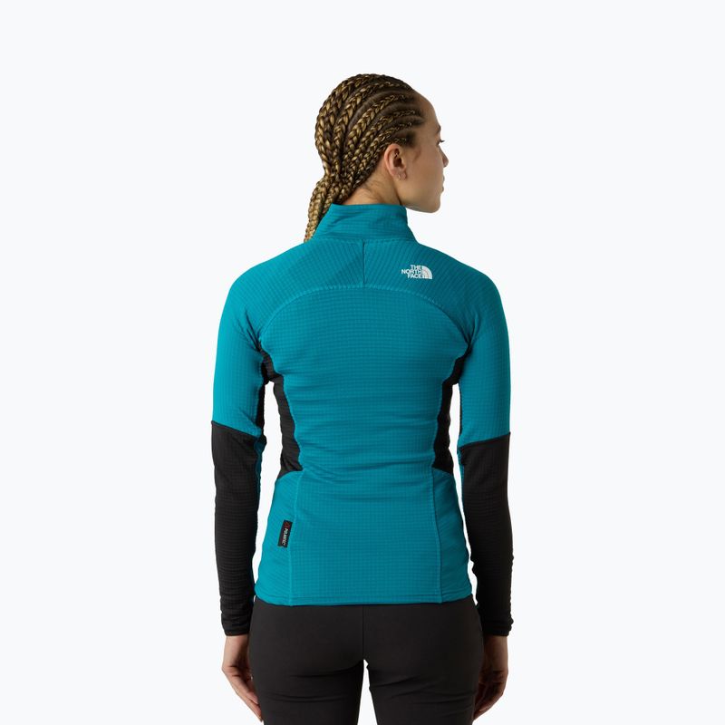 Felpa da donna The North Face Polartec Powergrid Stormgap Hoodie anthracite grey/tnf black 3