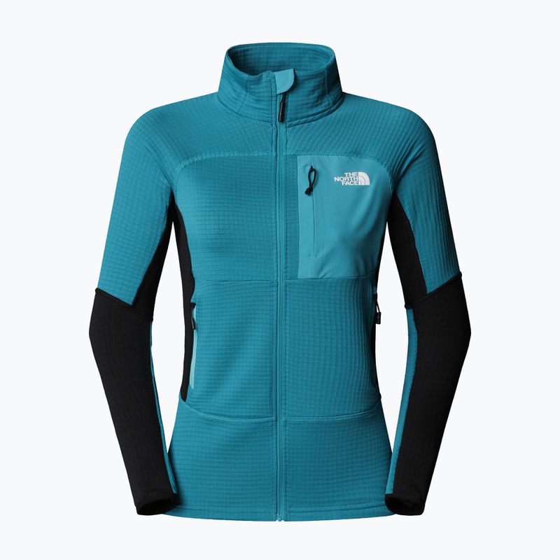 Felpa donna The North Face Polartec Powergrid Stormgap grigio antracite/tnf nero 5