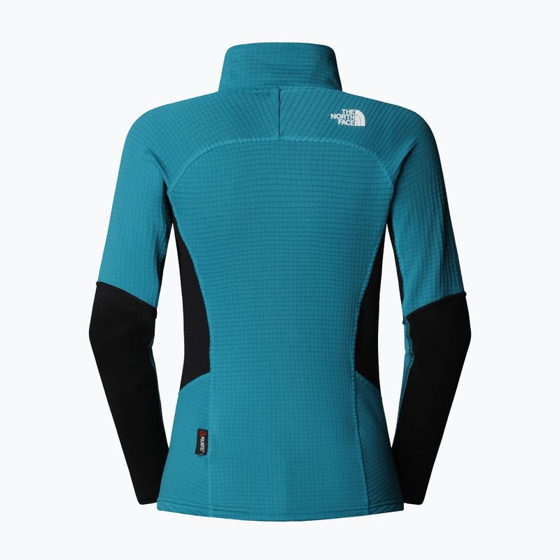 Felpa donna The North Face Polartec Powergrid Stormgap grigio antracite/tnf nero 6
