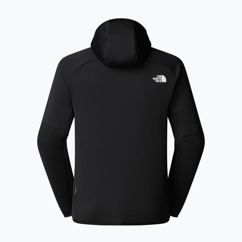 Felpa da uomo The North Face Meteora Full Zip nera 6
