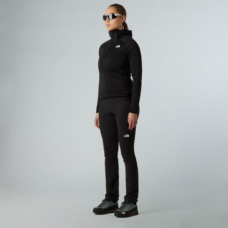 Felpa da donna The North Face Meteora Full Zip nera 2
