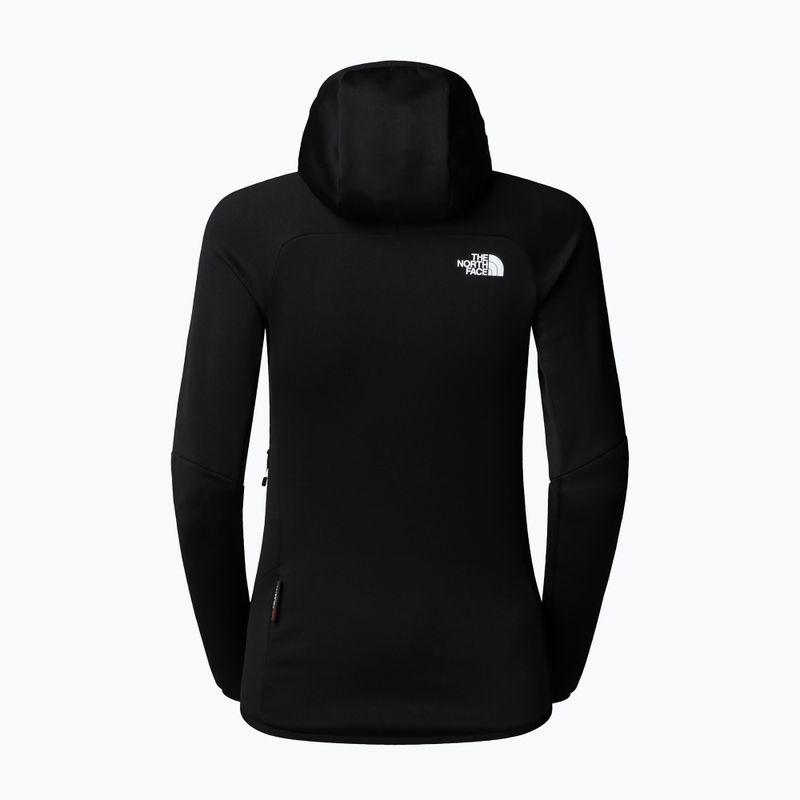 Felpa da donna The North Face Meteora Full Zip nera 6